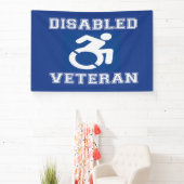 Gehandicapte veteraan spandoek (Insitu)