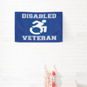 Gehandicapte veteraan spandoek (Insitu)