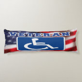Gehandicapte Veteran USA Lichaamskussen (Achterkant)