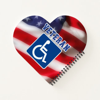 Gehandicapte Veteran USA Notitieboek