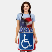 Gehandicapte Veteran USA Schort (Gedragen)