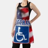 Gehandicapte Veteran USA Schort (Insitu)