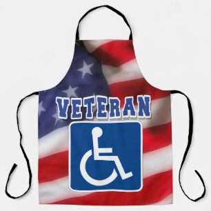 Gehandicapte Veteran USA Schort