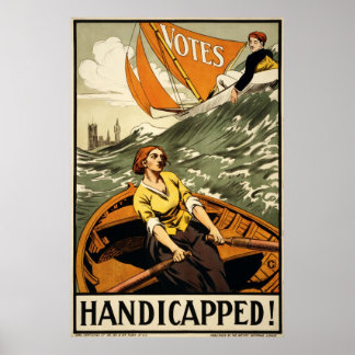 Gehandicapte woestenpropaganda poster