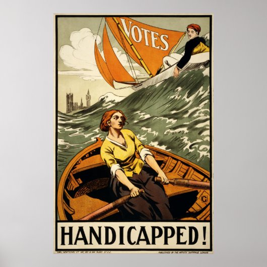 Gehandicapte woestenpropaganda poster (Voorkant)