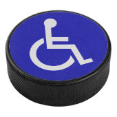 Gehandicapten met een handicap hockey puck (3/4)