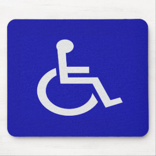Gehandicapten met een handicap muismat
