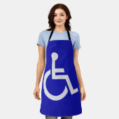 Gehandicapten met een handicap schort (Gedragen)