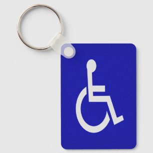 Gehandicapten met een handicap sleutelhanger