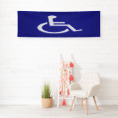 Gehandicapten met een handicap spandoek (Insitu)