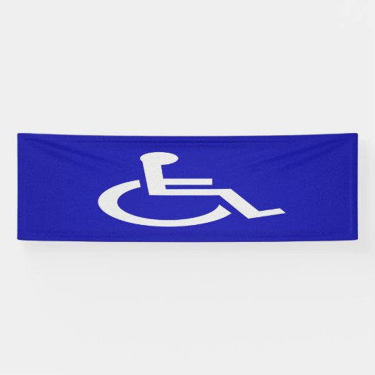 Gehandicapten met een handicap spandoek (Horizontaal)