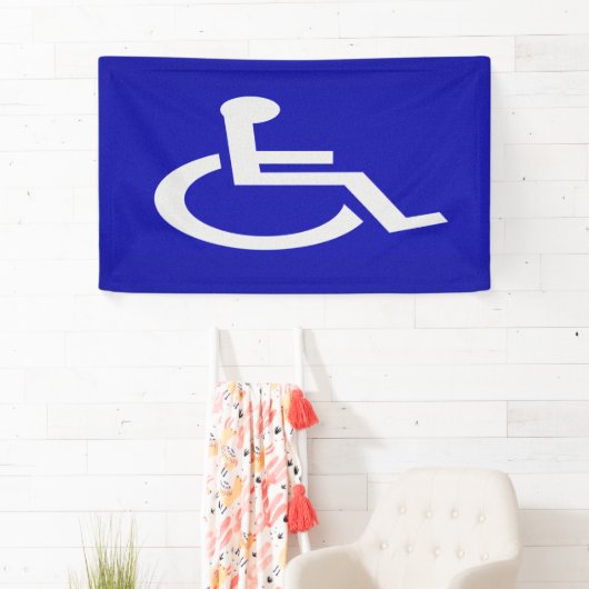 Gehandicapten met een handicap spandoek (Insitu)