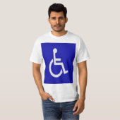 Gehandicapten met een handicap t-shirt (Voorkant volledig)