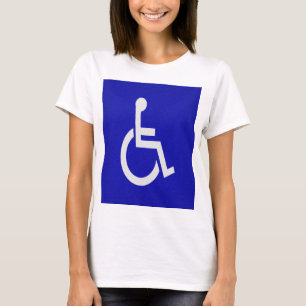 Gehandicapten met een handicap t-shirt