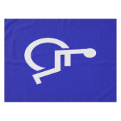 Gehandicapten met een handicap tafelkleed (Voorkant (Horizontaal))