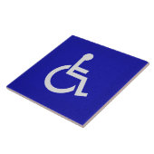Gehandicapten met een handicap tegeltje (Zijkant)