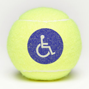 Gehandicapten met een handicap tennisballen