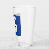 Gehandicapten teken Modern Glas (Links)