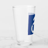 Gehandicapten teken Modern Glas (Rechts)