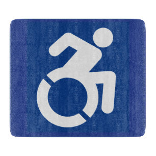 Gehandicapten teken Modern Snijplank