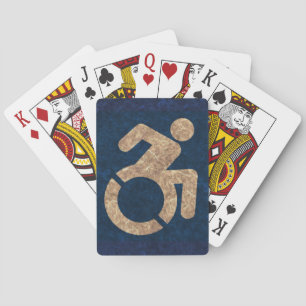 Gehandicapten Textured Pokerkaarten