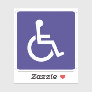 Gehandicapten voor gehandicapten sticker
