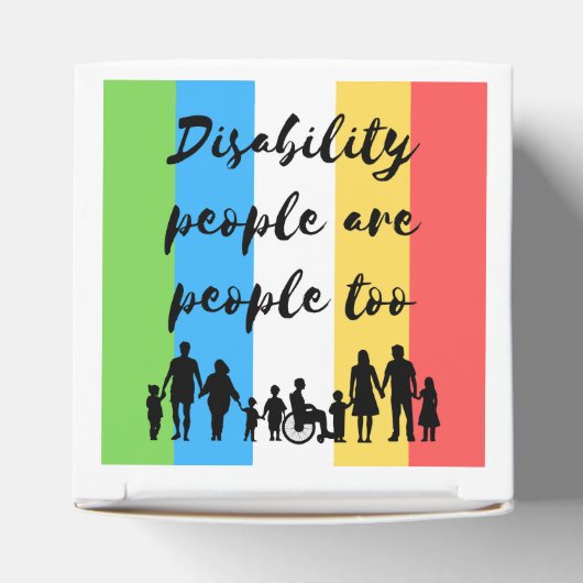 Gehandicapten zijn ook mensen bedankdoosjes (Bovenkant)