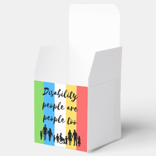 Gehandicapten zijn ook mensen bedankdoosjes (Geopend)