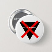 Gehandicaptenlente Ronde Button 5,7 Cm (Voorkant /achterkant)