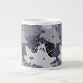 Geharmoniseerd voer van Monarch Butterfly Pair Extra Grote Beker (Voorkant)