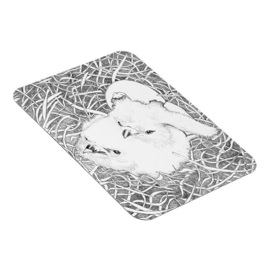 GEHATCHEERDE ELGF'S E15 + E16 WANTING BREAKFAST MAGNEET (Rechterzijde)