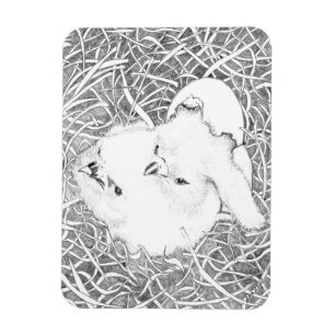 GEHATCHEERDE ELGF'S E15 + E16 WANTING BREAKFAST MAGNEET