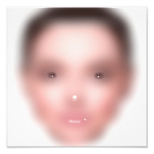 Geheel 68 gezicht foto afdruk