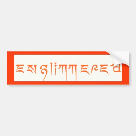 Geheel Bumpersticker (Voorkant)