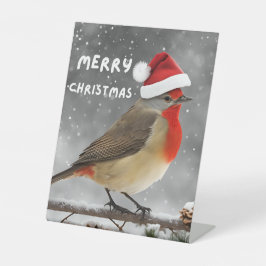 Geheel helder maken reclamebord met voetstuk