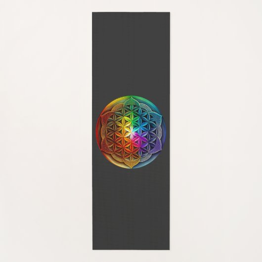 Geheiligde meetkundige ventilator van het leven Ch Yogamat (Voorkant)