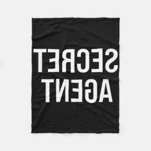 Geheim Agent Halloween kostuum Spy Undercover Espi Fleece Deken