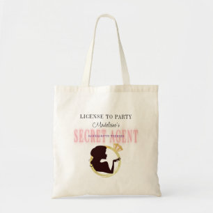Geheim Agent Licentie Feest Bachelorette Reisplan Tote Bag