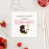 Geheim Agent Licentie Feestje Bachelorette Reispla Servet (Insitu)