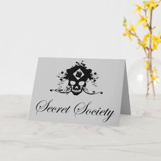 Geheim genootschap - kaart (Gele Bloem)