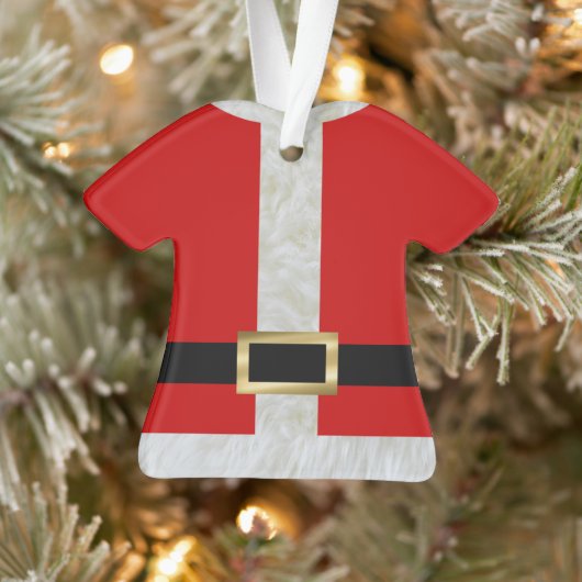 Geheim Santa Suit Gepersonaliseerd  Ornament (Boom)