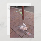 geheim valentijn-briefkaart feestdagenkaart (Voorkant / Achterkant)