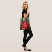 Geheim van Mona Lisa's glimlach Tote Bag (Op model)
