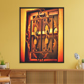 Geheim venster canvas afdruk (Insitu (Woonkamer))