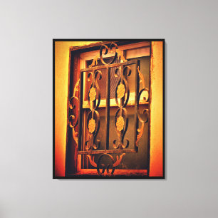 Geheim venster canvas afdruk