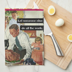 Geheim voor de perfecte Thanksgiving-inwendige Vin Theedoek