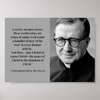 Geheime afdruk openen poster