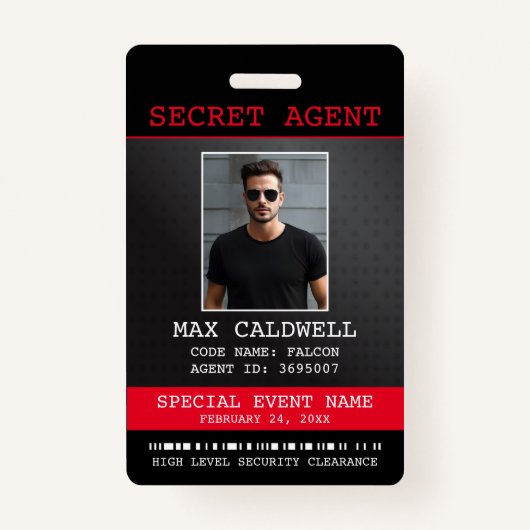 Geheime Agent Corporate Spy Badge (Voorkant)