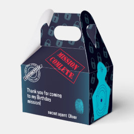 Geheime agent Detective Spy Mystery Party Bedankdoosjes