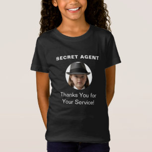 Geheime Agent Spy Party identiteitspasje T-shirt